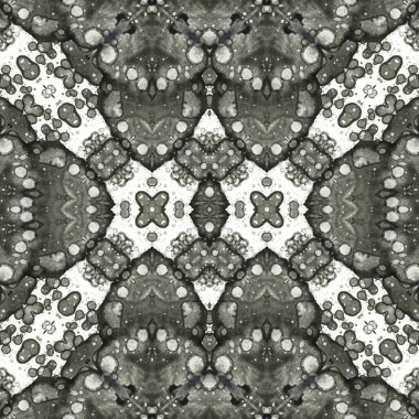 Kusursuz etnik düzen. Soyut retro arka plan. Kusursuz bir doku. Simetrik arkaplan. Sanat dokusu