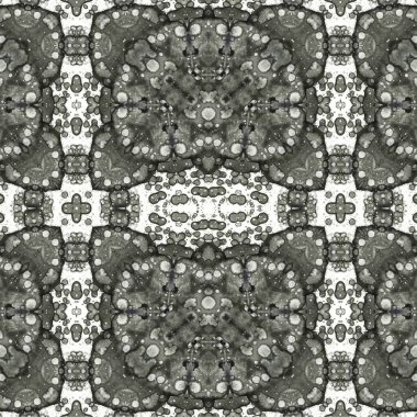 Kusursuz etnik düzen. Soyut retro arka plan. Kusursuz bir doku. Simetrik arkaplan. Sanat dokusu