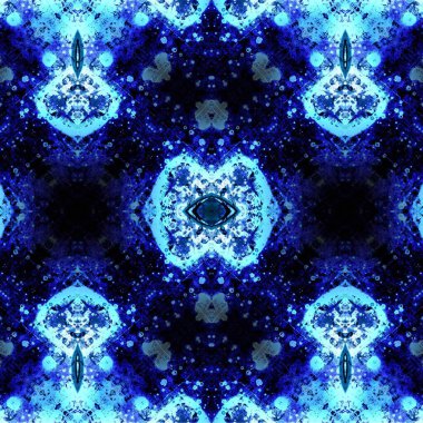 Kusursuz etnik düzen. Soyut retro arka plan. Kusursuz bir doku. Simetrik arkaplan. Sanat dokusu