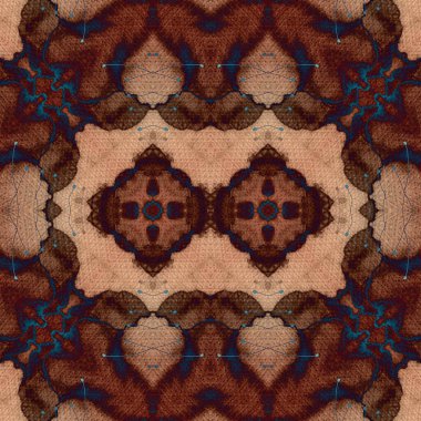 Kusursuz etnik düzen. Soyut retro arka plan. Kusursuz bir doku. Simetrik arkaplan. Sanat dokusu