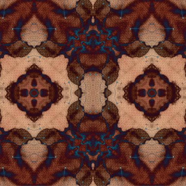 Kusursuz etnik düzen. Soyut retro arka plan. Kusursuz bir doku. Simetrik arkaplan. Sanat dokusu