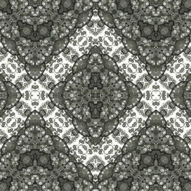 Kusursuz etnik düzen. Soyut retro arka plan. Kusursuz bir doku. Simetrik arkaplan. Sanat dokusu