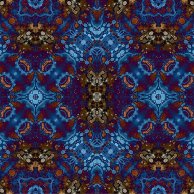 Kusursuz etnik düzen. Soyut retro arka plan. Kusursuz bir doku. Simetrik arkaplan. Sanat dokusu