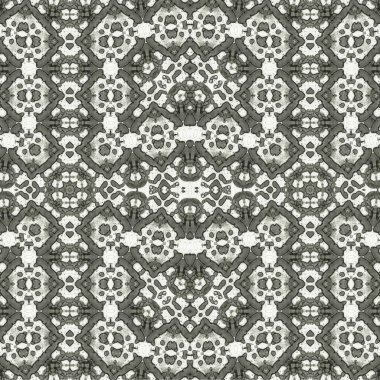 Kusursuz etnik düzen. Soyut retro arka plan. Kusursuz bir doku. Simetrik arkaplan. Sanat dokusu