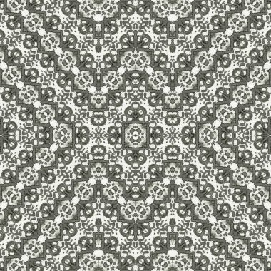 Kusursuz etnik düzen. Soyut retro arka plan. Kusursuz bir doku. Simetrik arkaplan. Sanat dokusu