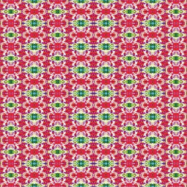 Kusursuz etnik düzen. Soyut retro arka plan. Kusursuz bir doku. Simetrik arkaplan. Sanat dokusu