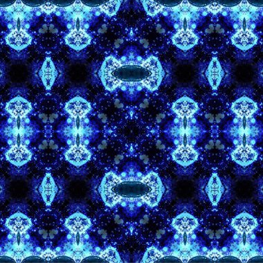 Kusursuz etnik düzen. Soyut retro arka plan. Kusursuz bir doku. Simetrik arkaplan. Sanat dokusu