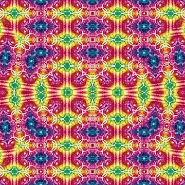 Kusursuz etnik düzen. Soyut retro arka plan. Kusursuz bir doku. Simetrik arkaplan. Sanat dokusu