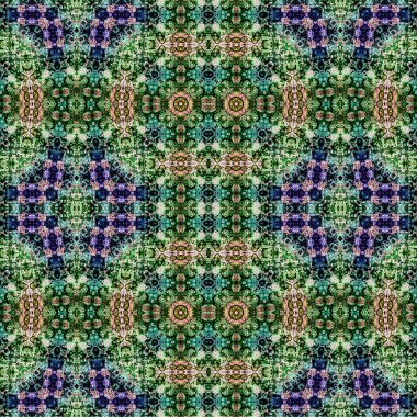 Kusursuz etnik düzen. Soyut retro arka plan. Kusursuz bir doku. Simetrik arkaplan. Sanat dokusu