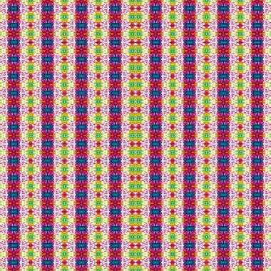 Kusursuz etnik düzen. Soyut retro arka plan. Kusursuz bir doku. Simetrik arkaplan. Sanat dokusu