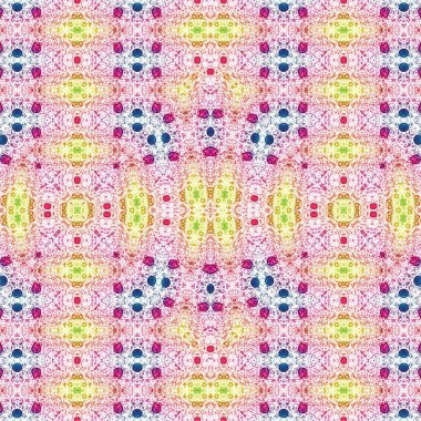 Kusursuz etnik düzen. Soyut retro arka plan. Kusursuz bir doku. Simetrik arkaplan. Sanat dokusu