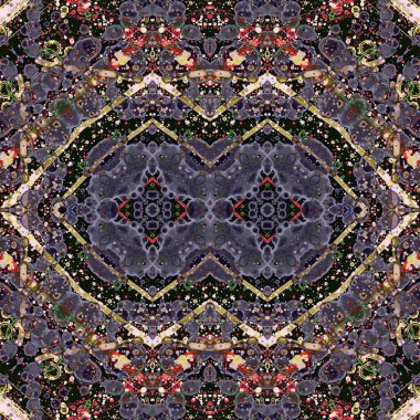 Kusursuz etnik düzen. Soyut retro arka plan. Kusursuz bir doku. Simetrik arkaplan. Sanat dokusu