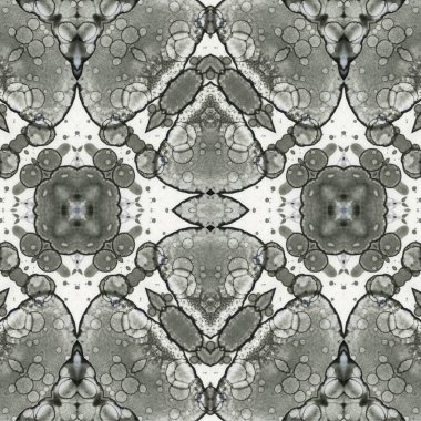 Kusursuz etnik düzen. Soyut retro arka plan. Kusursuz bir doku. Simetrik arkaplan. Sanat dokusu