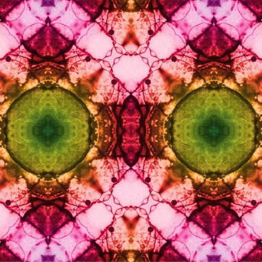 Kusursuz etnik düzen. Soyut retro arka plan. Kusursuz bir doku. Simetrik arkaplan. Sanat dokusu