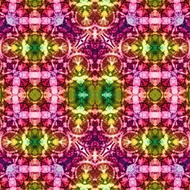 Kusursuz etnik düzen. Soyut retro arka plan. Kusursuz bir doku. Simetrik arkaplan. Sanat dokusu