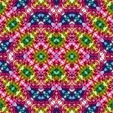 Kusursuz etnik düzen. Soyut retro arka plan. Kusursuz bir doku. Simetrik arkaplan. Sanat dokusu