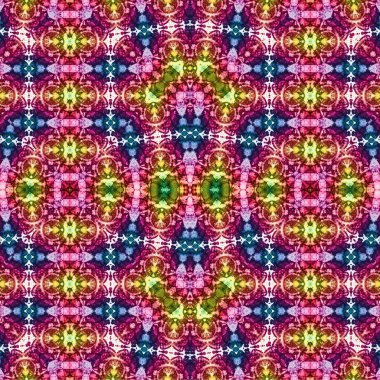 Kusursuz etnik düzen. Soyut retro arka plan. Kusursuz bir doku. Simetrik arkaplan. Sanat dokusu