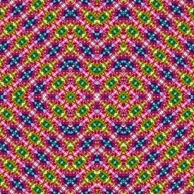 Kusursuz etnik düzen. Soyut retro arka plan. Kusursuz bir doku. Simetrik arkaplan. Sanat dokusu