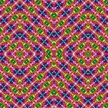 Kusursuz etnik düzen. Soyut retro arka plan. Kusursuz bir doku. Simetrik arkaplan. Sanat dokusu