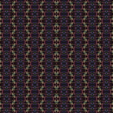 Kusursuz kaleydoskop deseni. Soyut etnik köken. Kusursuz bir doku. Yaratıcı bir geçmiş. Çizimler