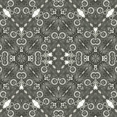 Kusursuz kaleydoskop deseni. Soyut etnik köken. Kusursuz bir doku. Yaratıcı bir geçmiş. Çizimler