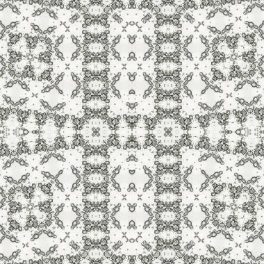 Kusursuz kaleydoskop deseni. Soyut etnik köken. Kusursuz bir doku. Yaratıcı bir geçmiş. Çizimler