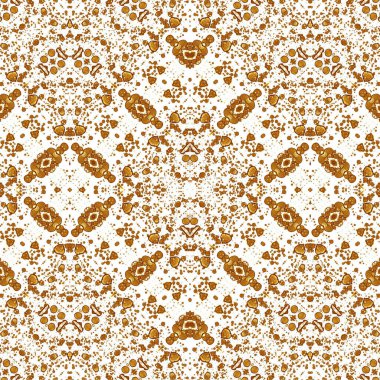 Kusursuz kaleydoskop deseni. Soyut etnik köken. Kusursuz bir doku. Yaratıcı bir geçmiş. Çizimler