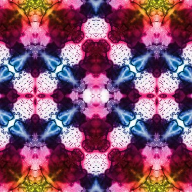 Kusursuz kaleydoskop deseni. Soyut etnik köken. Kusursuz bir doku. Yaratıcı bir geçmiş. Çizimler