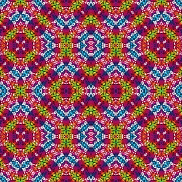 Kusursuz kaleydoskop deseni. Soyut etnik köken. Kusursuz bir doku. Yaratıcı bir geçmiş. Çizimler