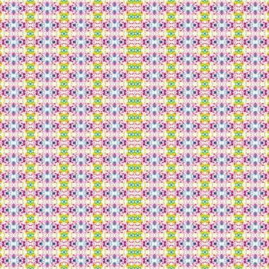 Kusursuz kaleydoskop deseni. Soyut etnik köken. Kusursuz bir doku. Yaratıcı bir geçmiş. Çizimler