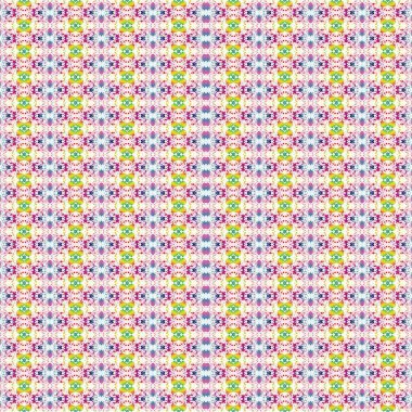 Kusursuz kaleydoskop deseni. Soyut etnik köken. Kusursuz bir doku. Yaratıcı bir geçmiş. Çizimler