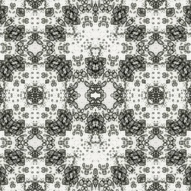 Kusursuz kaleydoskop deseni. Soyut etnik köken. Kusursuz bir doku. Yaratıcı bir geçmiş. Çizimler