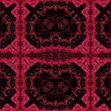 Kusursuz kaleydoskop deseni. Soyut etnik köken. Kusursuz bir doku. Yaratıcı bir geçmiş. Çizimler