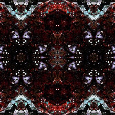 Kusursuz kaleydoskop deseni. Soyut etnik köken. Kusursuz bir doku. Yaratıcı bir geçmiş. Çizimler