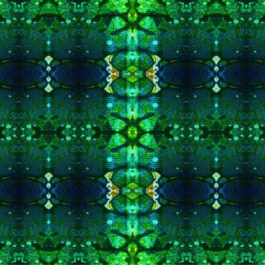 Kusursuz kaleydoskop deseni. Soyut etnik köken. Kusursuz bir doku. Yaratıcı bir geçmiş. Çizimler