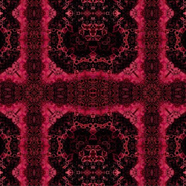 Kusursuz kaleydoskop deseni. Soyut etnik köken. Kusursuz bir doku. Yaratıcı bir geçmiş. Çizimler