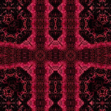 Kusursuz kaleydoskop deseni. Soyut etnik köken. Kusursuz bir doku. Yaratıcı bir geçmiş. Çizimler