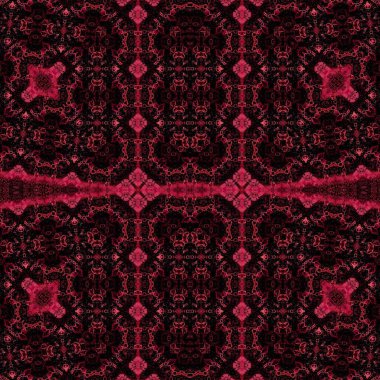 Kusursuz kaleydoskop deseni. Soyut etnik köken. Kusursuz bir doku. Yaratıcı bir geçmiş. Çizimler