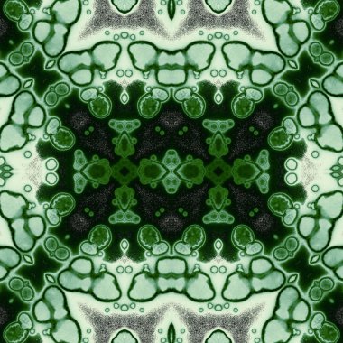 Kusursuz kaleydoskop deseni. Soyut etnik köken. Kusursuz bir doku. Yaratıcı bir geçmiş. Çizimler