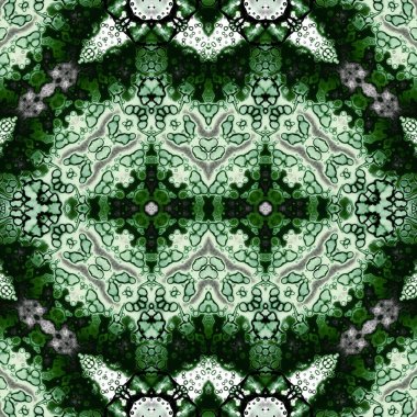 Kusursuz kaleydoskop deseni. Soyut etnik köken. Kusursuz bir doku. Yaratıcı bir geçmiş. Çizimler