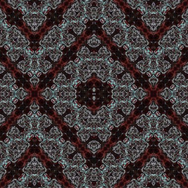 Kusursuz kaleydoskop deseni. Soyut etnik köken. Kusursuz bir doku. Yaratıcı bir geçmiş. Çizimler