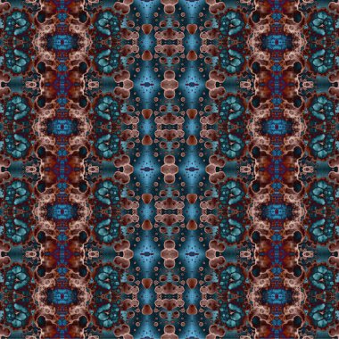 Kusursuz kaleydoskop deseni. Soyut etnik köken. Kusursuz bir doku. Yaratıcı bir geçmiş. Çizimler