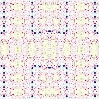 Kusursuz kaleydoskop deseni. Soyut etnik köken. Kusursuz bir doku. Yaratıcı bir geçmiş. Çizimler