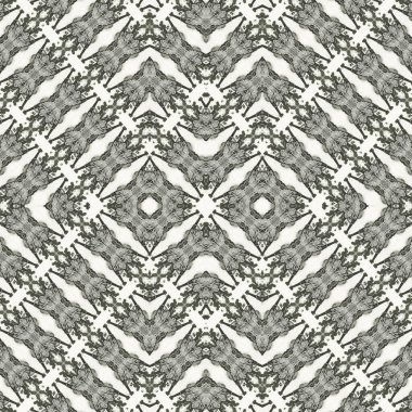 Kusursuz kaleydoskop deseni. Soyut etnik köken. Kusursuz bir doku. Yaratıcı bir geçmiş. Çizimler