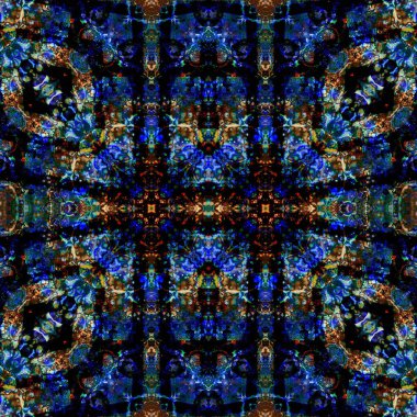 Kusursuz kaleydoskop deseni. Soyut etnik köken. Kusursuz bir doku. Yaratıcı bir geçmiş. Çizimler