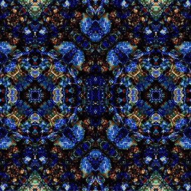 Kusursuz kaleydoskop deseni. Soyut etnik köken. Kusursuz bir doku. Yaratıcı bir geçmiş. Çizimler