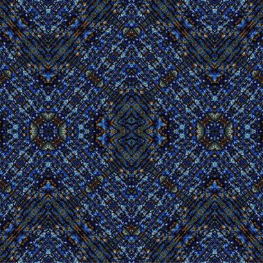 Kusursuz kaleydoskop deseni. Soyut etnik köken. Kusursuz bir doku. Yaratıcı bir geçmiş. Çizimler