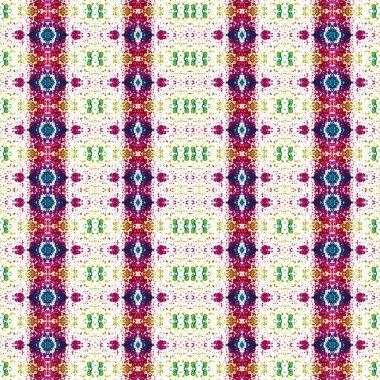 Kusursuz kaleydoskop deseni. Soyut etnik köken. Kusursuz bir doku. Yaratıcı bir geçmiş. Çizimler