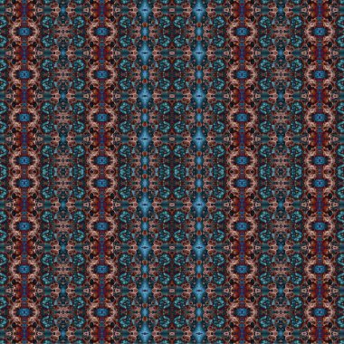 Kusursuz kaleydoskop deseni. Soyut etnik köken. Kusursuz bir doku. Yaratıcı bir geçmiş. Çizimler