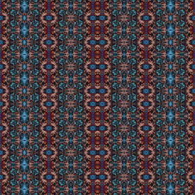 Kusursuz kaleydoskop deseni. Soyut etnik köken. Kusursuz bir doku. Yaratıcı bir geçmiş. Çizimler